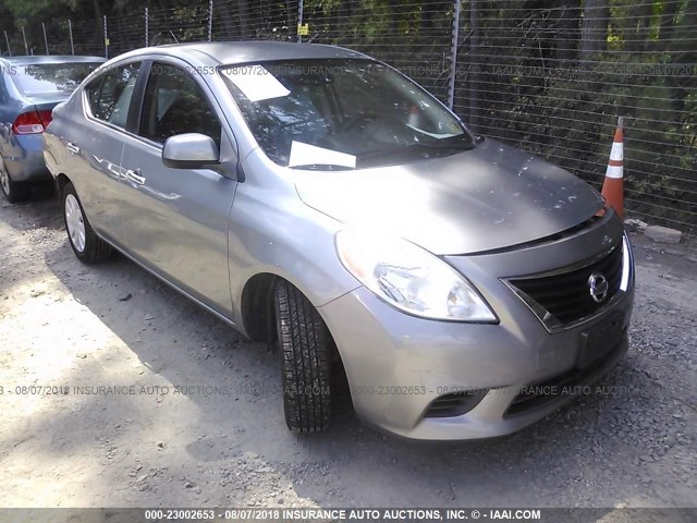 3N1CN7AP6CL845531 - 2012 NISSAN VERSA S/SV/SL GRAY photo 1