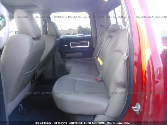 3C6UD5FL2CG151045 - 2012 DODGE RAM 2500 LARAMIE RED photo 8