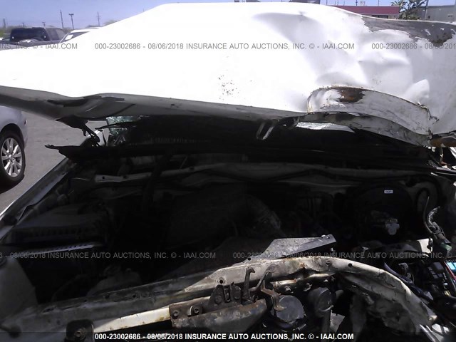5TETX22N48Z531789 - 2008 TOYOTA TACOMA ACCESS CAB WHITE photo 10