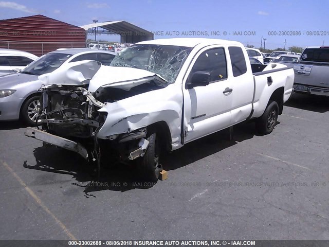 5TETX22N48Z531789 - 2008 TOYOTA TACOMA ACCESS CAB Ақ фото 2