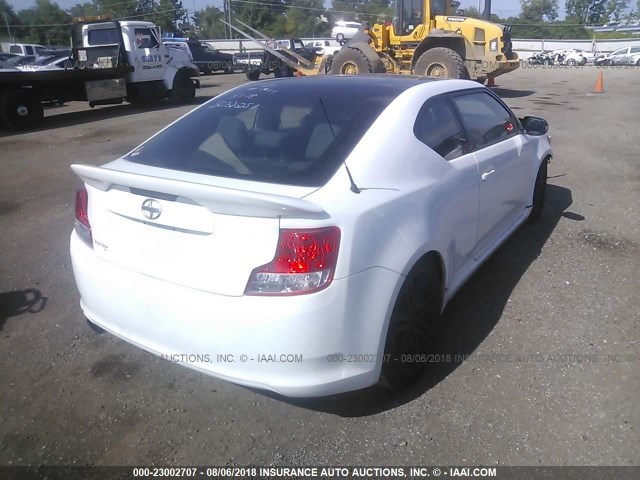 JTKJF5C78B3022511 - 2011 TOYOTA SCION TC 白色 照片 4