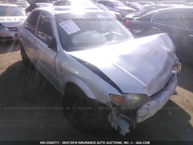 JM1BJ225731147294 - 2003 MAZDA PROTEGE DX/LX/ES SILVER photo 1