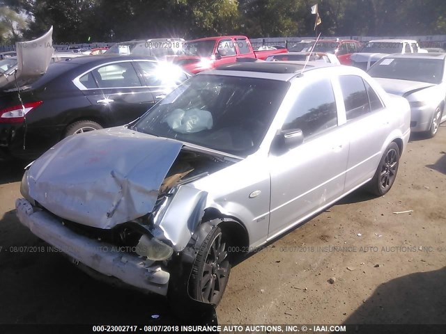 JM1BJ225731147294 - 2003 MAZDA PROTEGE DX/LX/ES SILVER photo 2