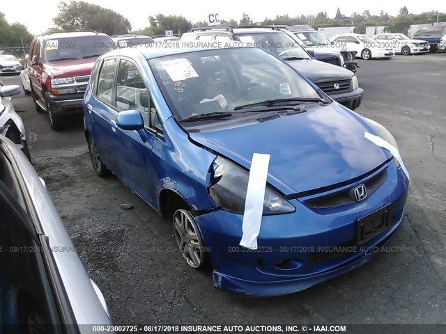 JHMGD37667S059940 - 2007 HONDA FIT S 蓝色 照片 1