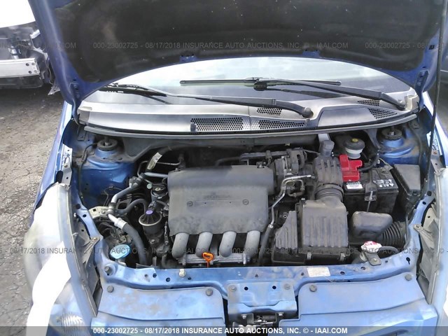 JHMGD37667S059940 - 2007 HONDA FIT S 蓝色 照片 10