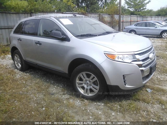 2FMDK3GCXCBA12023 - 2012 FORD EDGE SE SILVER photo 1