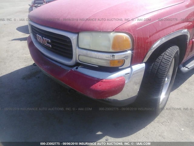 3GKFK16Z32G317936 - 2002 GMC YUKON XL K1500 RED photo 6