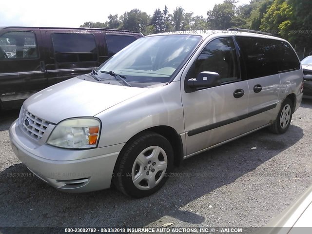 2FMZA51694BB28161 - 2004 FORD FREESTAR SE SILVER photo 2