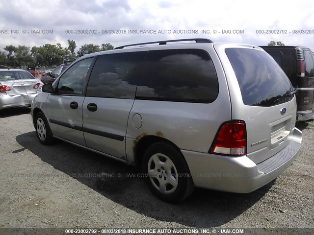 2FMZA51694BB28161 - 2004 FORD FREESTAR SE SILVER photo 3