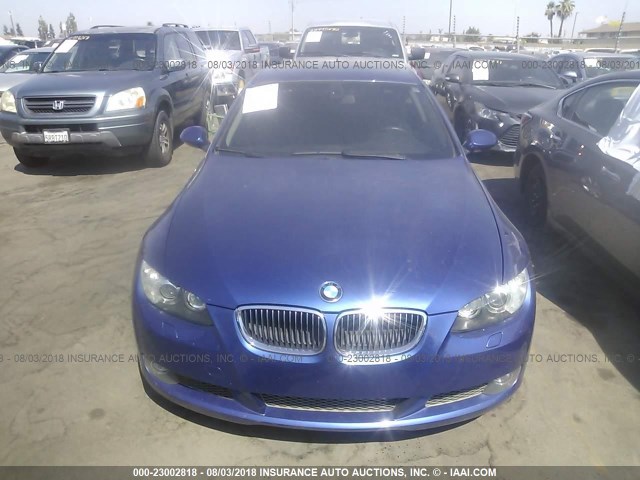 WBAWB73517P033303 - 2007 BMW 335 I BLUE photo 6
