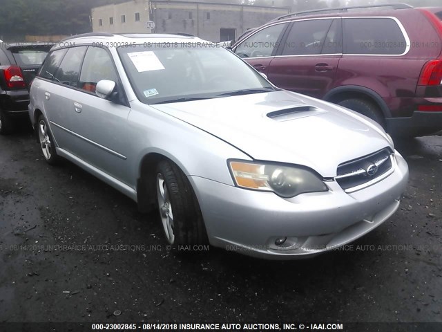 4S3BP676954337736 - 2005 SUBARU LEGACY GT LIMITED SILVER photo 1