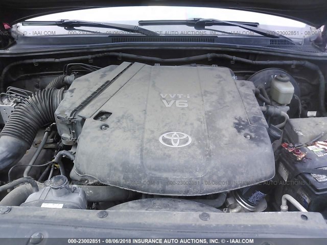 5TEUU42N26Z206743 - 2006 TOYOTA TACOMA ACCESS CAB Қызыл фото 10