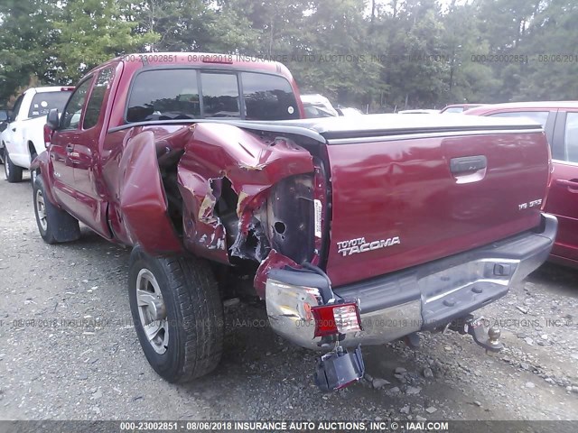 5TEUU42N26Z206743 - 2006 TOYOTA TACOMA ACCESS CAB Қызыл фото 3