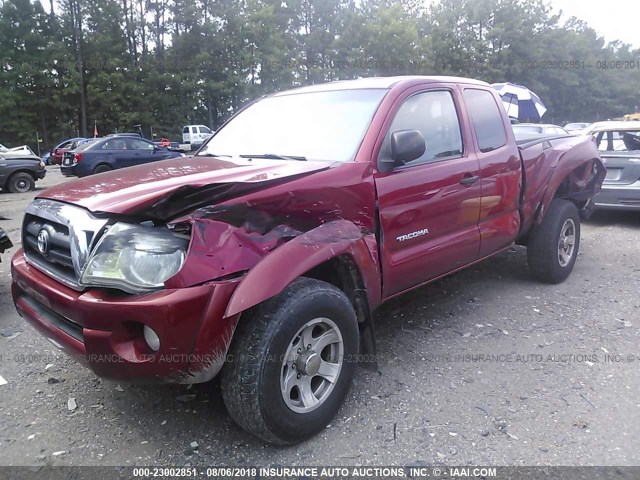 5TEUU42N26Z206743 - 2006 TOYOTA TACOMA ACCESS CAB RED photo 6