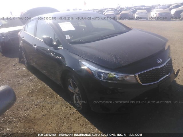 3KPFL4A77JE218532 - 2018 KIA FORTE LX/S BLACK photo 1