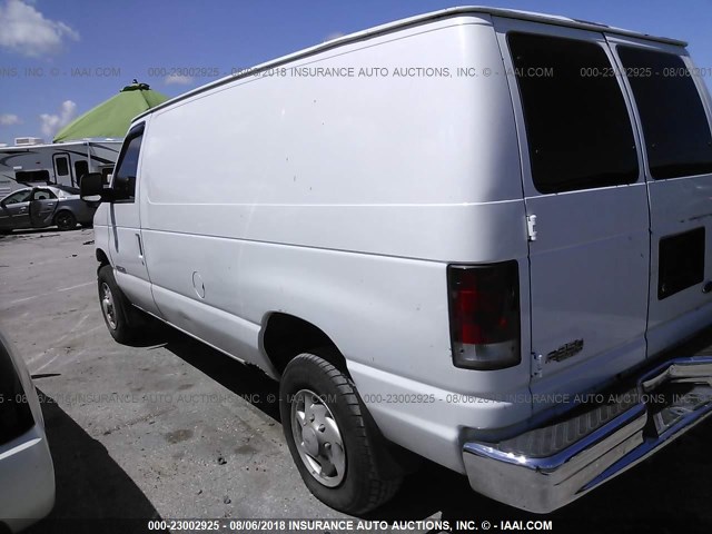 1FTSE34P04HB35487 - 2004 FORD ECONOLINE E350 SUPER DUTY VAN WHITE photo 3