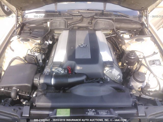 WBAGH8336XDP03615 - 1999 BMW 740 IL GOLD photo 10