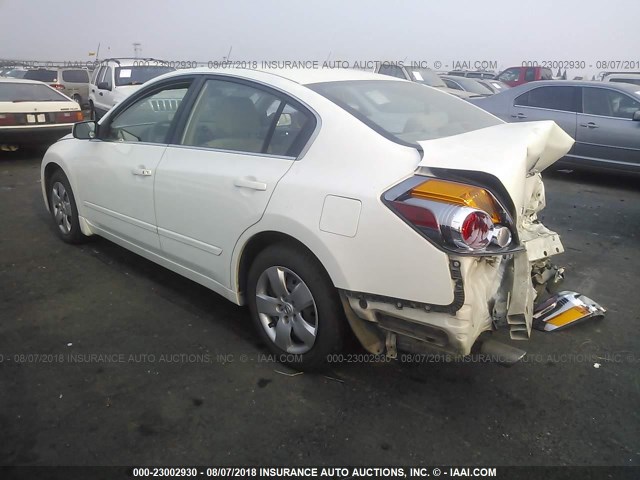 1N4AL21E28N526376 - 2008 NISSAN ALTIMA 2.5/2.5S WHITE photo 3