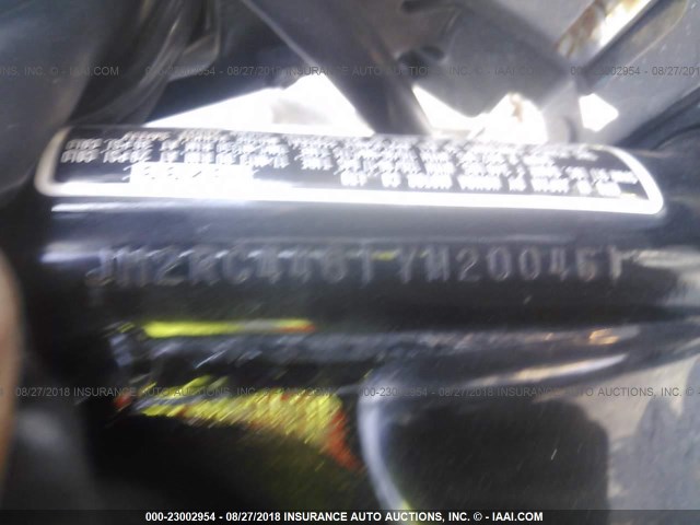 JH2RC4461YM200451 - 2000 HONDA VT750 CD2 BLACK photo 10