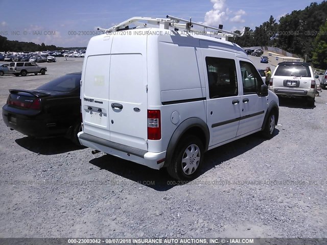 NM0LS7BN2AT037055 - 2010 FORD TRANSIT CONNECT XLT WHITE photo 4