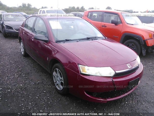 1G8AJ52F94Z184169 - 2004 SATURN ION LEVEL 2 BURGUNDY photo 1