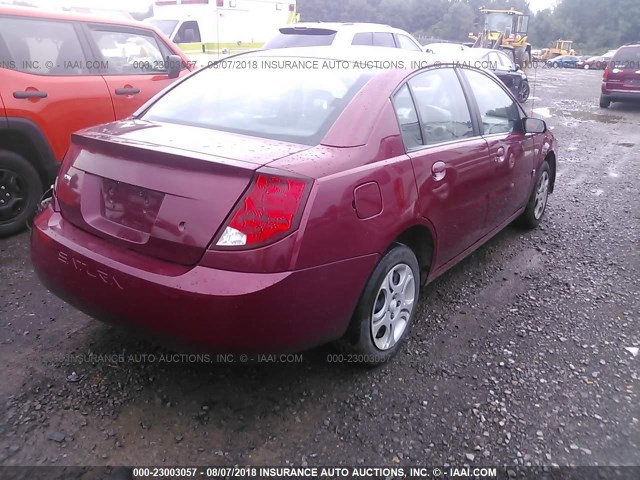1G8AJ52F94Z184169 - 2004 SATURN ION LEVEL 2 Bordo foto 4