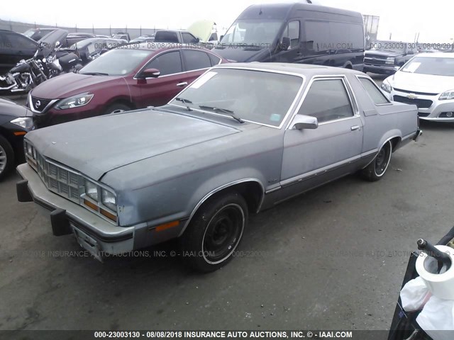 0000009K93T242105 - 1979 FORD FAIRMONT GRAY photo 2