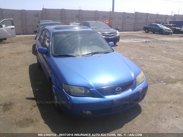 JM1BJ226531168167 - 2003 MAZDA PROTEGE DX/LX/ES BLUE photo 6