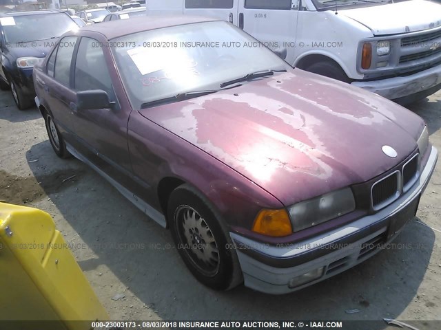 WBACB4319NFF84373 - 1992 BMW 325 I AUTOMATIC MAROON photo 1