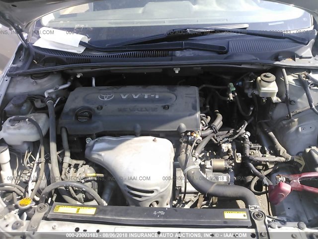 JTKDE167050026840 - 2005 TOYOTA SCION TC 银色 照片 10