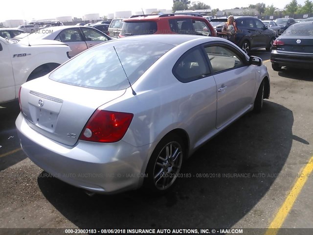 JTKDE167050026840 - 2005 TOYOTA SCION TC 银色 照片 4