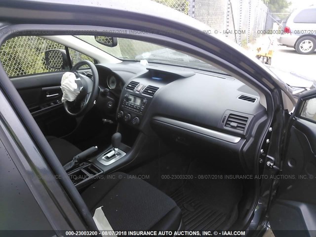 JF1GJAC68DH007535 - 2013 SUBARU IMPREZA PREMIUM GRAY photo 5