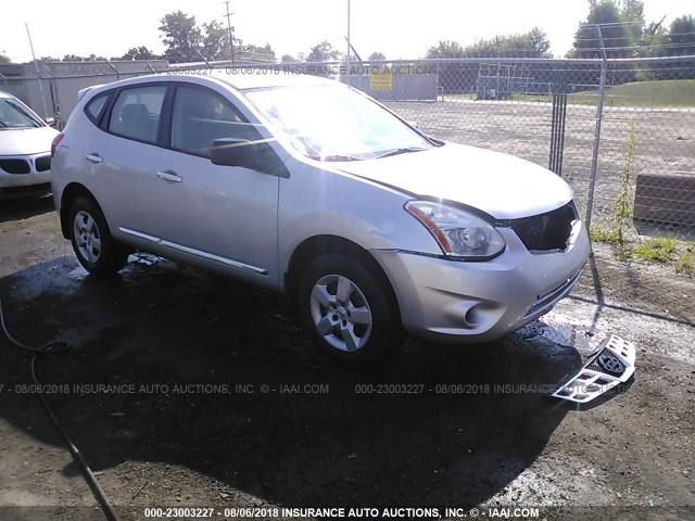 JN8AS5MT0BW574439 - 2011 NISSAN ROGUE S/SV/KROM SILVER photo 1