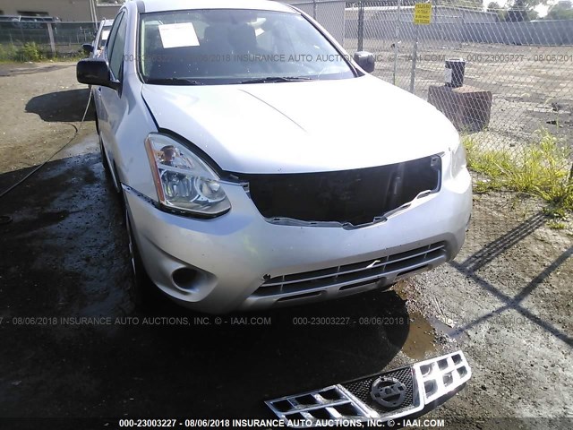 JN8AS5MT0BW574439 - 2011 NISSAN ROGUE S/SV/KROM SILVER photo 6