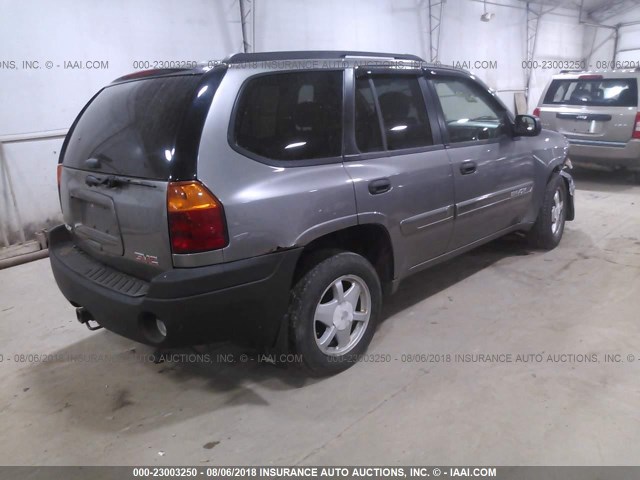 1GKDT13S752139702 - 2005 GMC ENVOY SILVER photo 4