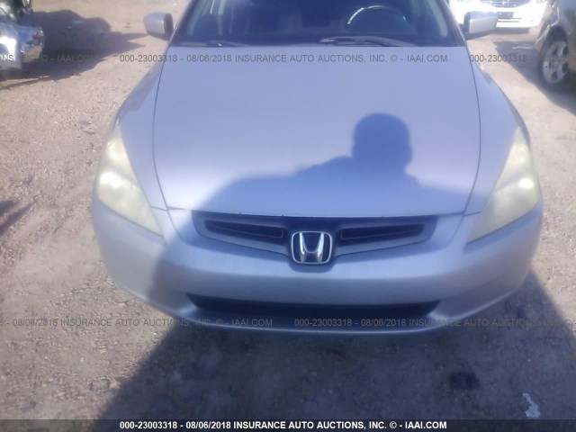 1HGCM56653A073519 - 2003 HONDA ACCORD EX SILVER photo 6