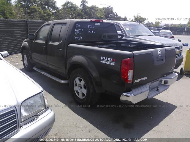 1N6AD07U16C423739 - 2006 NISSAN FRONTIER CREW CAB LE/SE/OFF ROAD GREEN photo 3