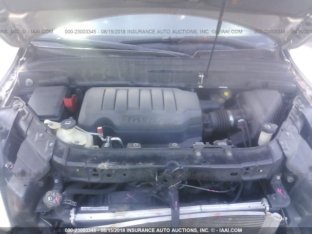 5GAER23778J156074 - 2008 BUICK ENCLAVE CXL Argent photo 10