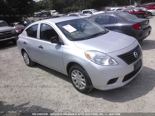 3N1CN7AP4CL918962 - 2012 NISSAN VERSA S/SV/SL GRAY photo 1