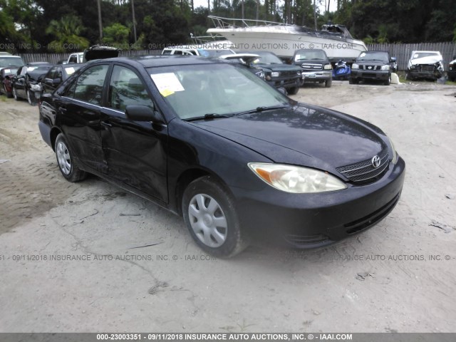 4T1BE32K43U158408 - 2003 TOYOTA CAMRY LE/XLE/SE BLACK photo 1