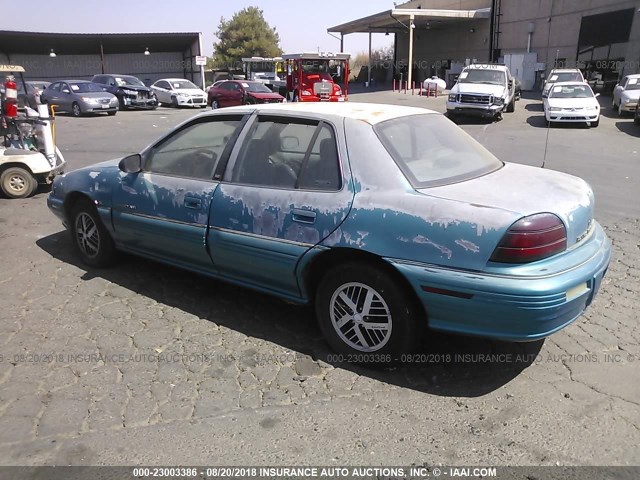 1G2NE54N8NC262627 - 1992 PONTIAC GRAND AM SE BLUE photo 3