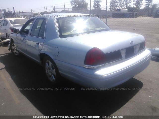 2FABP7EV4BX184628 - 2011 FORD CROWN VICTORIA LX Light Blue photo 3