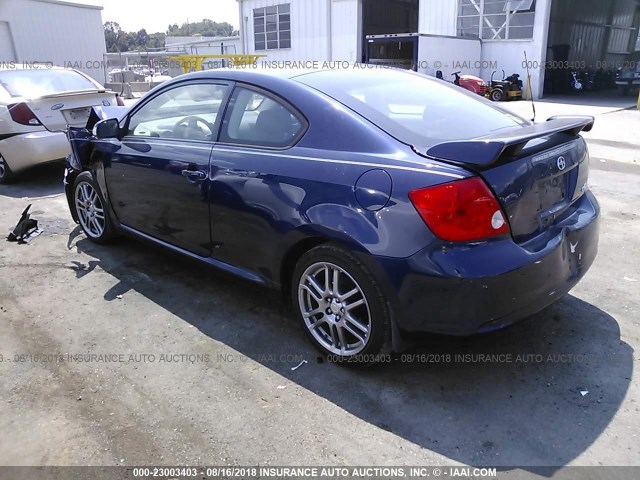 JTKDE167170166074 - 2007 TOYOTA SCION TC 蓝色 照片 3