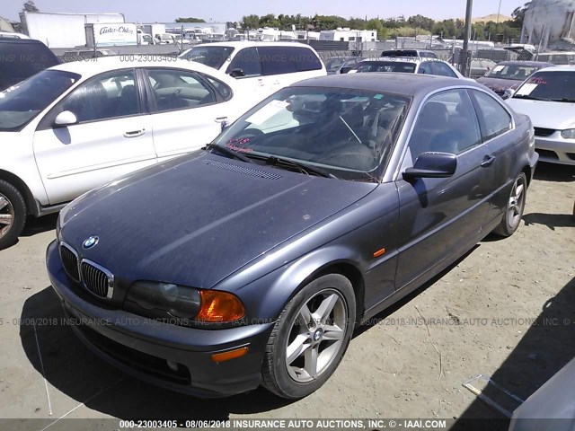 WBABM3348YJN83336 - 2000 BMW 323 CI BLUE photo 2