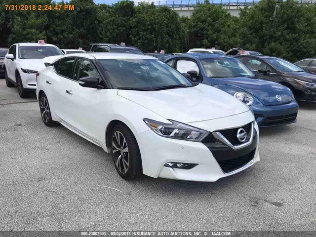 1N4AA6AP8JC363233 - 2018 NISSAN MAXIMA 3.5S/SV/SL/SR/PLAT WHITE photo 14