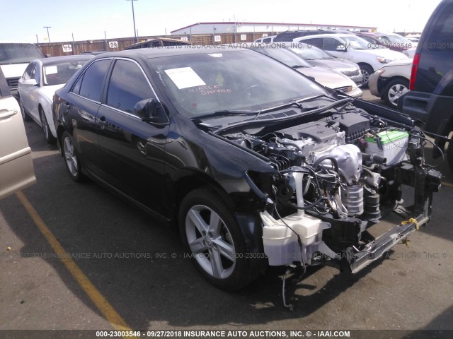 4T1BF1FKXCU123643 - 2012 TOYOTA CAMRY SE/LE/XLE 黑色 照片 1