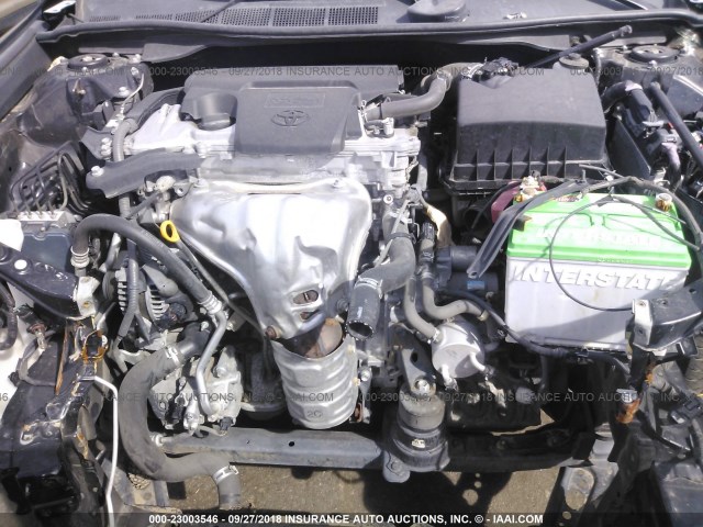 4T1BF1FKXCU123643 - 2012 TOYOTA CAMRY SE/LE/XLE 黑色 照片 10