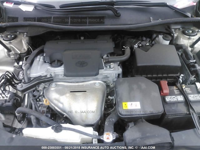 4T1BF1FKXHU736417 - 2017 TOYOTA CAMRY LE/XLE/SE/XSE GOLD photo 10