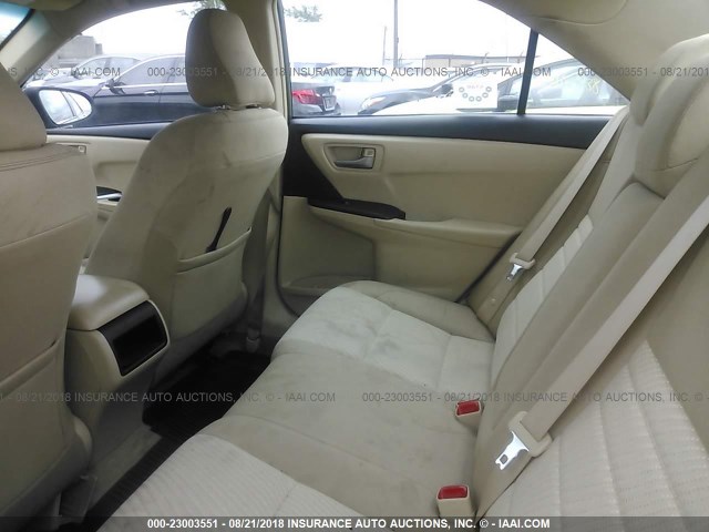 4T1BF1FKXHU736417 - 2017 TOYOTA CAMRY LE/XLE/SE/XSE GOLD photo 8