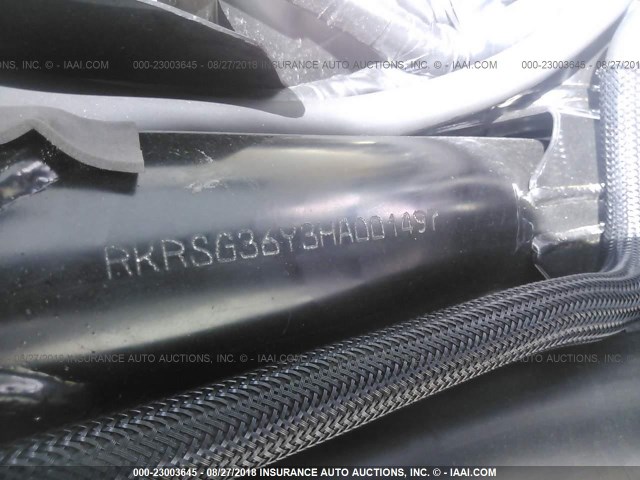 RKRSG36Y3HA001497 - 2017 YAMAHA XC155 BLACK photo 10